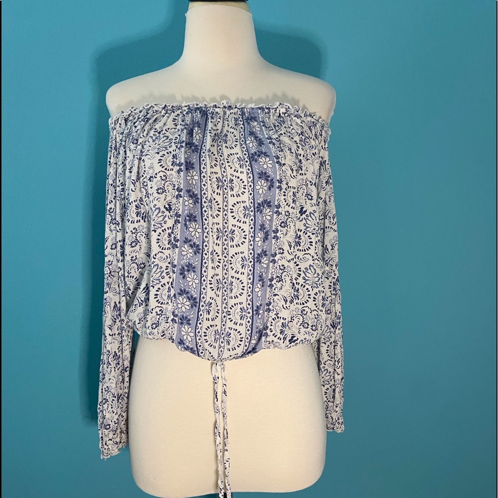 A comfy loose off the shoulder top!
